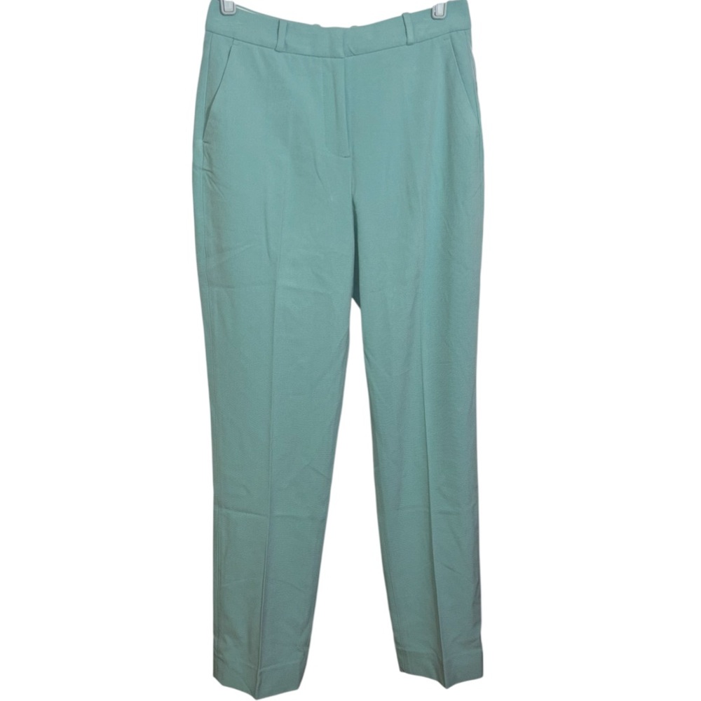 Coldwater Creek Pants Straight Leg Bi-Stretch Gallery Dusty Shale Green Size 4